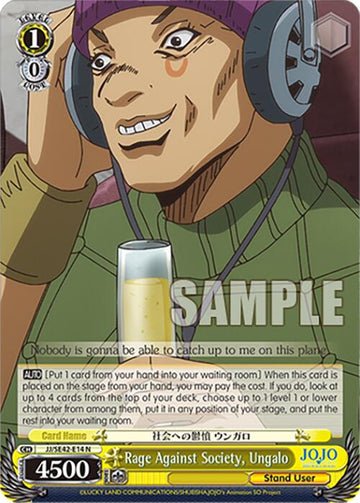 Rage Against Society, Ungalo (JJ/SE42-E14 N) [JoJo's Bizarre Adventure: Golden Wind] - 0