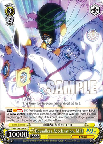 Boundless Acceleration, M.H (JJ/SE42-E24 N) [JoJo's Bizarre Adventure: Golden Wind] - 0