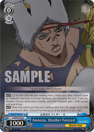 Amnesia, Weather Forecast (JJ/SE42-E32 N) [JoJo's Bizarre Adventure: Golden Wind] - 0