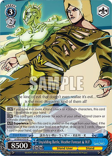 Unyielding Battle, Weather Forecast & W.F (JJ/SE42-E53 N) [JoJo's Bizarre Adventure: Golden Wind] - 0