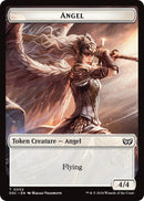 Angel // Glimmer Double-Sided Token [Duskmourn: House of Horror Commander Tokens]-1
