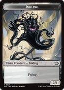 Inkling // Scarecrow Double-Sided Token [Duskmourn: House of Horror Commander Tokens]-1