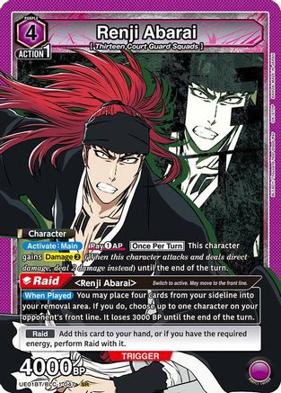 Renji Abarai (047) (UE01BT/BLC-1-047) - UE01BT BLEACH ThousandYear Blood War Foil