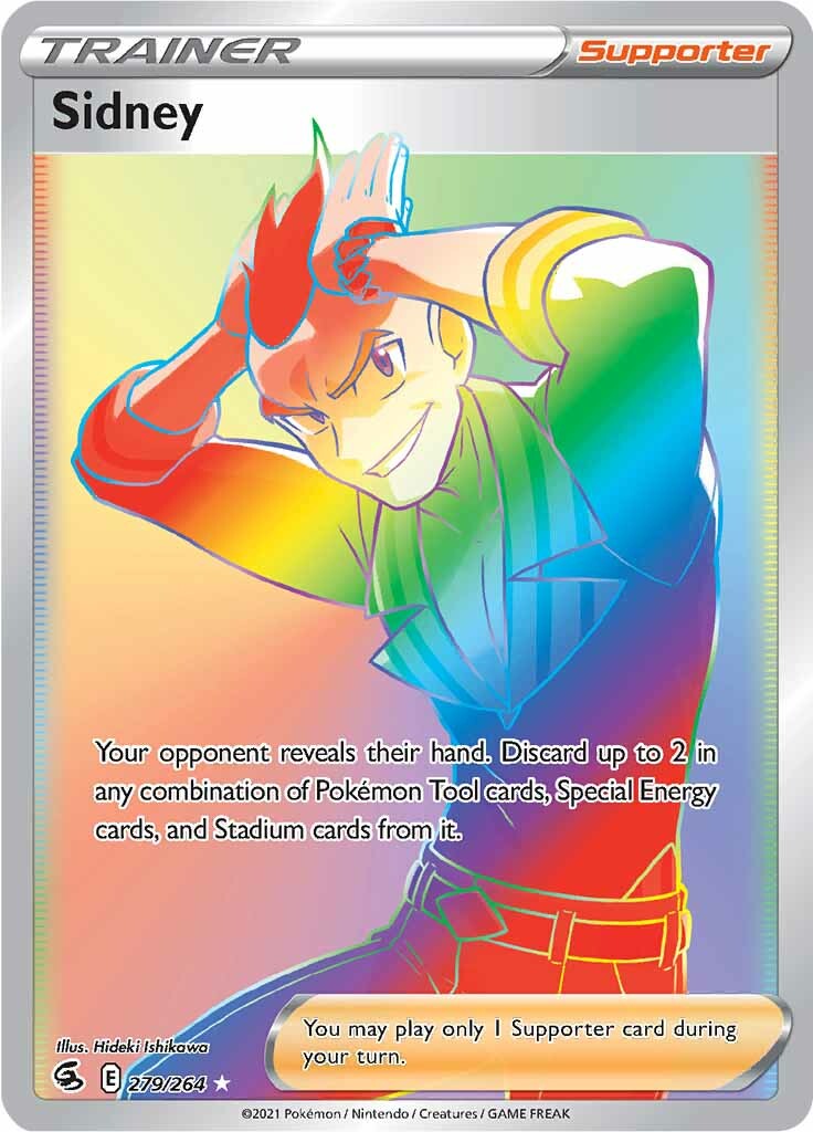 sword and shield fusion strike rare cards Sidney (279/264) [Sword & Shield: Fusion Strike]