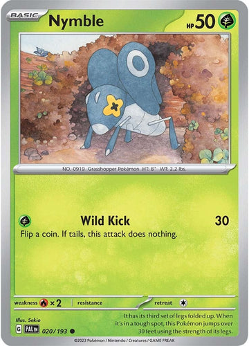 Nymble (020/193) [Scarlet &amp; Violet: Paldea evolucionada] 