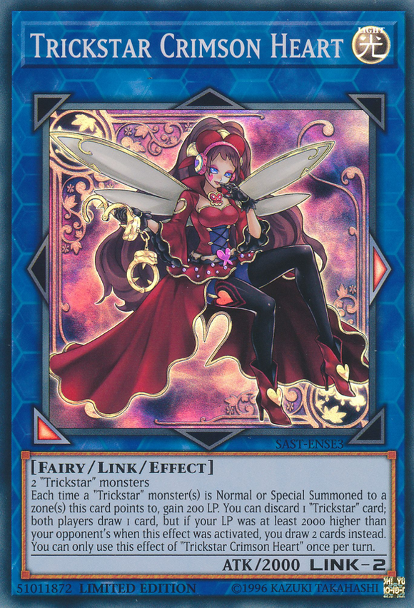 Trickstar Corazón carmesí [SAST-ENSE3] Súper raro 