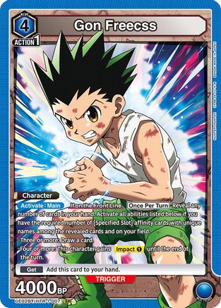 Gon Freecss (007) (UE02BT/HTR-1-007) - UE02BT HUNTER X HUNTER Foil
