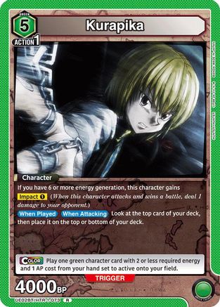 Kurapika (073) (UE02BT/HTR-1-073) - UE02BT HUNTER X HUNTER Foil