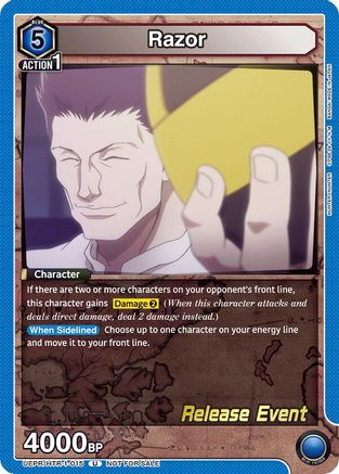 Razor (015) (UEPR/HTR-1-015) - UE02BT HUNTER X HUNTER Release Event Cards