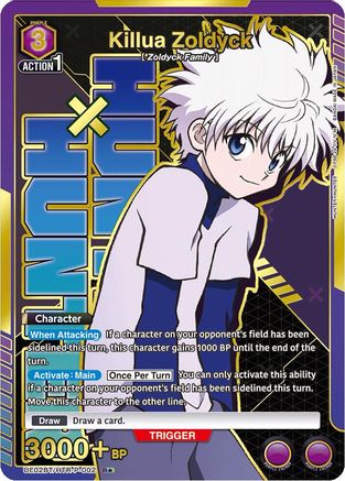 Killua Zoldyck (002) (R*) (UE02BT/HTR-P-002) - UE02BT HUNTER X HUNTER Foil