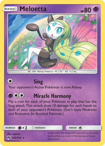Meloetta (104/214) [Sol y Luna: Trueno Perdido] 