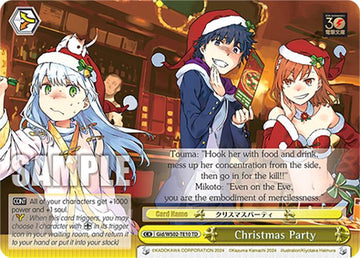 Christmas Party (Gid/WS02-TE10 TD) [Dengeki Bunko]