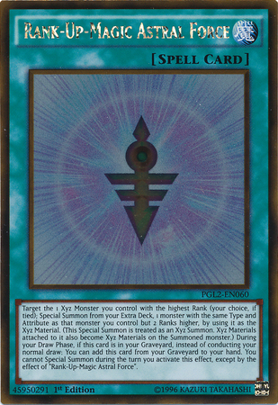 Magia de subida de rango Fuerza astral [PGL2-EN060] Oro Raro 