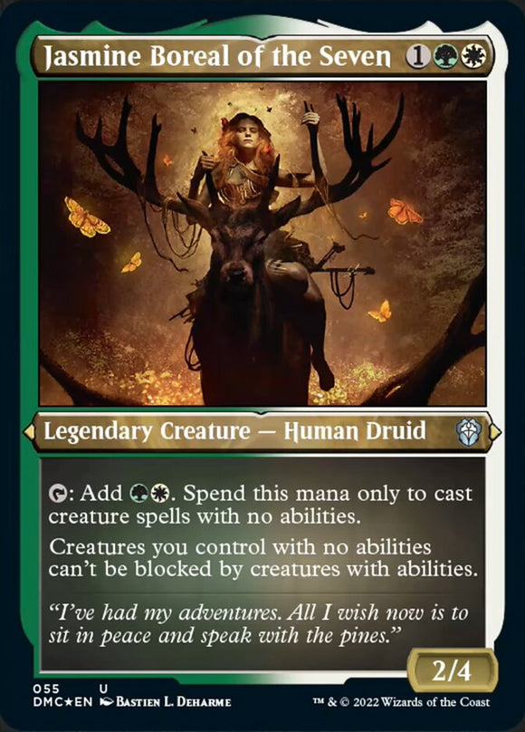 Jazmín boreal de los siete (grabado en lámina) [Comandante unida de Dominaria] 