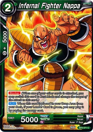 Luchador infernal Nappa (BT5-071) [Renacimiento milagroso] 