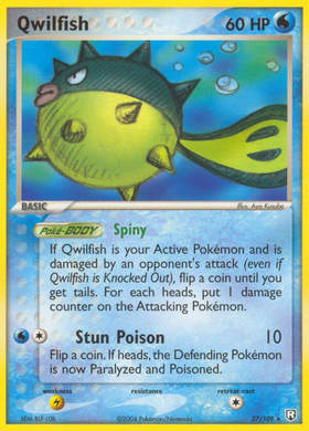 Qwilfish (27/109) [EX: El Equipo Rocket regresa] 