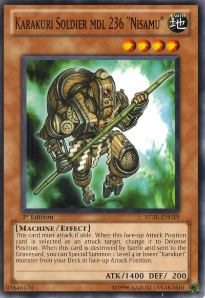 Soldado Karakuri mdl 236 Nisamu [STBL-EN019] Común 