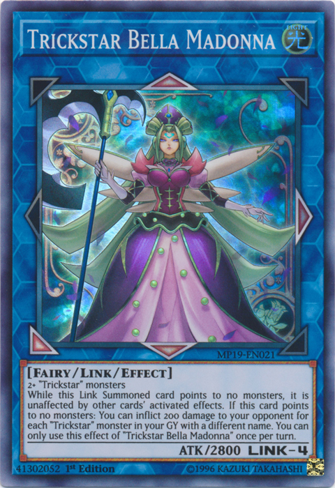 Trickstar Bella Madonna [MP19-EN021] Súper rara 