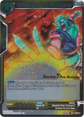 Compañero Namekiano Saonel (BT7-090_PR) [Promociones previas al lanzamiento de Asalto de los Saiyans] 