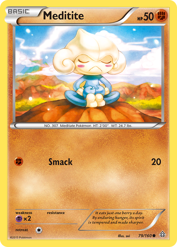 Meditite (79/160) [XY: Choque primigenio] 