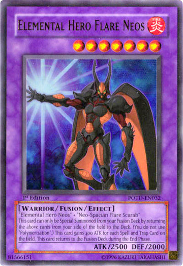 Héroe elemental Flare Neos [POTD-EN032] Ultra raro 