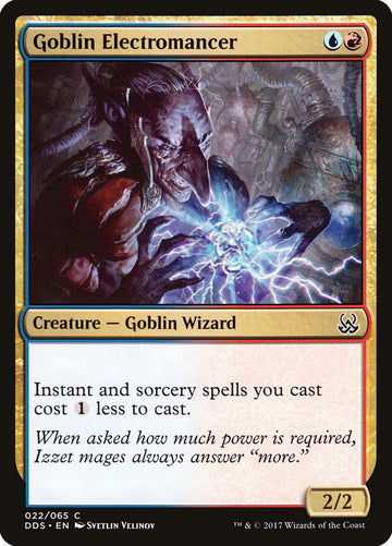 Goblin Electromancer [Duel Decks: Mente vs. Poder] 