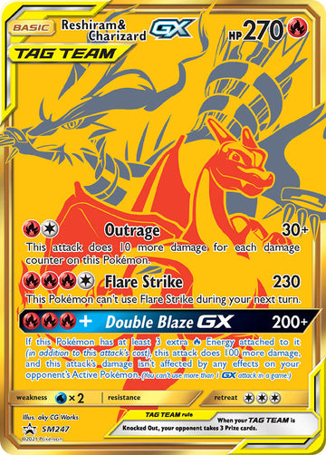 Reshiram & Charizard GX (SM247) (Jumbo Card) [Sun & Moon: Black Star Promos]