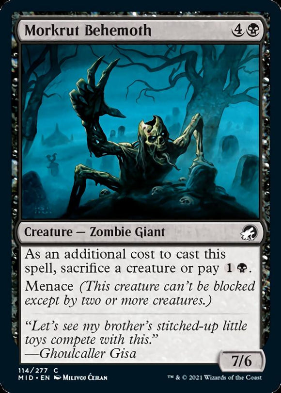 Behemoth de Morkrut [Innistrad: Cacería de medianoche] 