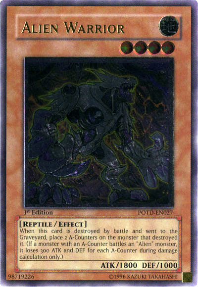 Guerrero alienígena [POTD-EN027] Ultimate Rare 