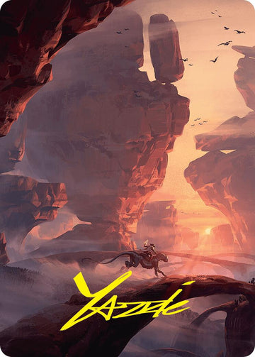 Mountain Art Card (24/54) (Gold-Stamped Signature) [Foundations Art Series]