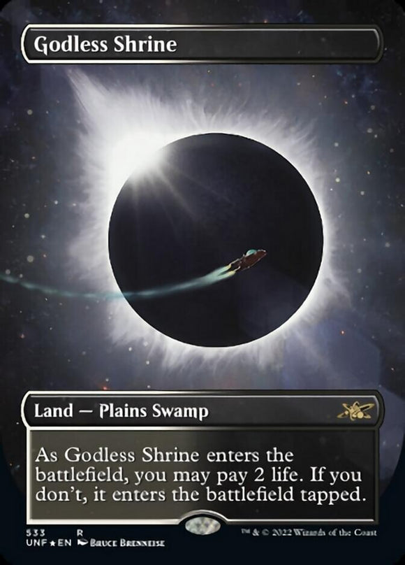 Santuario sin Dios (Sin bordes) (Galaxy Foil) [Unfinity] 