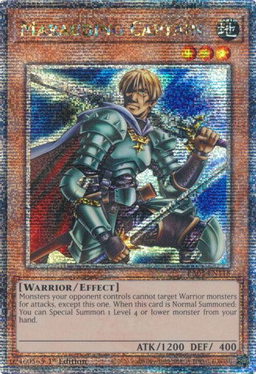 Marauding Captain (Quarter Century Secret Rare) [RA03-EN118] Quarter Century Secret Rare