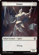 Spirit (0006) // Illusion Double-Sided Token [Secrets of Strixhaven Commander Tokens]-1
