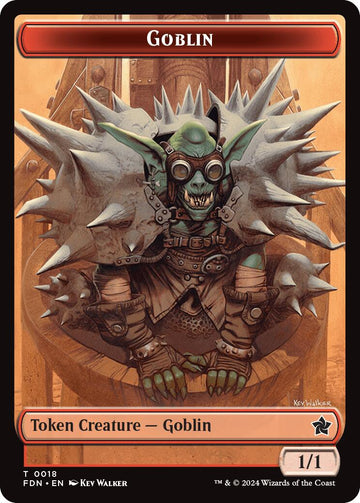 Drake // Goblin Doubled-Sided Token [Foundations Tokens] - 0