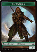 Elf Warrior // Raccoon Doubled-Sided Token [Foundations Tokens]-1