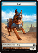 Dog // Beast (0033) Double-Sided Token [Foundations Tokens]-1