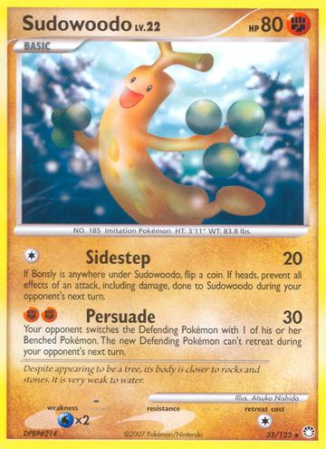 Sudowoodo (35/123) [Diamante y Perla: Tesoros Misteriosos] 