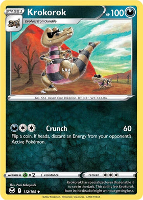 Krokorok (112/195) [Espada y escudo: Tempestad de plata] 