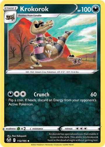 Krokorok (112/195) [Espada y escudo: Tempestad de plata] 