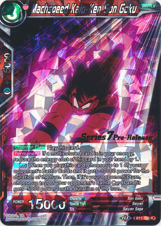 Machspeed Kaio-Ken Son Goku (BT7-005_PR) [Promociones de prelanzamiento de Asalto de los Saiyans] 
