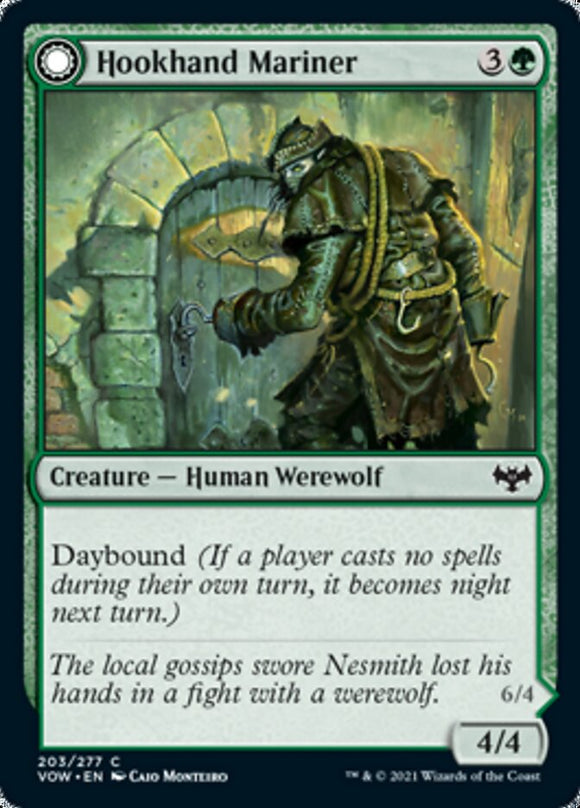 Marinero de mano de gancho // Incursor de desgarro [Innistrad: Crimson Vow] 