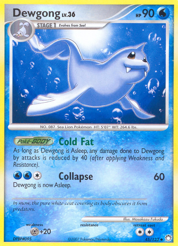 Dewgong (45/123) [Diamante y perla: tesoros misteriosos] 