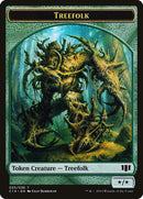 Treefolk // Wolf Double-Sided Token [Commander 2014 Tokens]-1