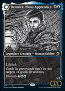 Dennick, Pious Apprentice // Dennick, Pious Apparition (Showcase Eternal Night) [Innistrad: Midnight Hunt]-1
