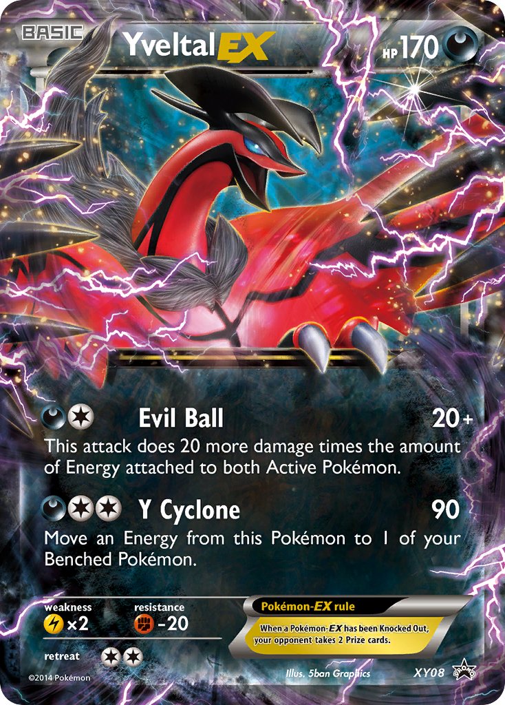 Yveltal EX (XY08) [Promociones de XY: Black Star] 