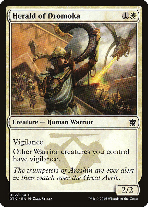 Heraldo de Dromoka [Dragones de Tarkir] 
