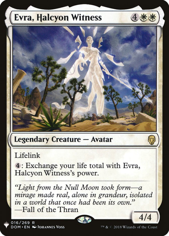 Evra, testigo de Halcyon [Mystery Booster] 