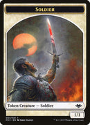 Angel (002) // Soldier (004) Double-Sided Token [Modern Horizons Tokens]-2