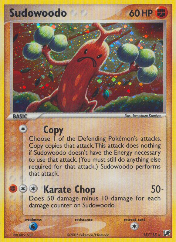 Sudowoodo (15/115) [EX: Fuerzas invisibles] 