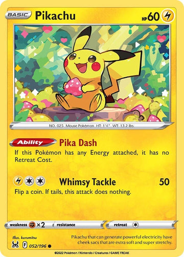 Pikachu (052/196) [Espada y Escudo: Origen Perdido] 